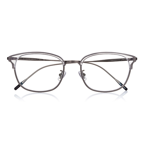 John Dillinger Clear Half Rim Sirmont Glasses right side