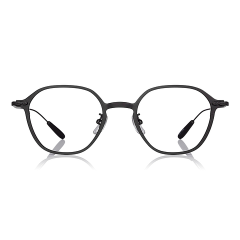 John Dillinger Mid Gunmetal Full Rim Polygon left side