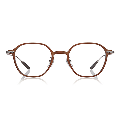 John Dillinger Light Brown Full Rim Polygon left side