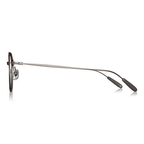 John Dillinger Light Brown Full Rim Polygon left side
