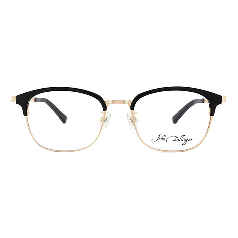 John Dillinger Black Half Rim Wellington left side
