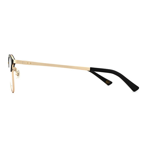 John Dillinger Black Half Rim Wellington left side
