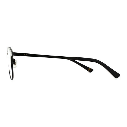 John Dillinger Crystal Transparent Half Rim Wellington left side