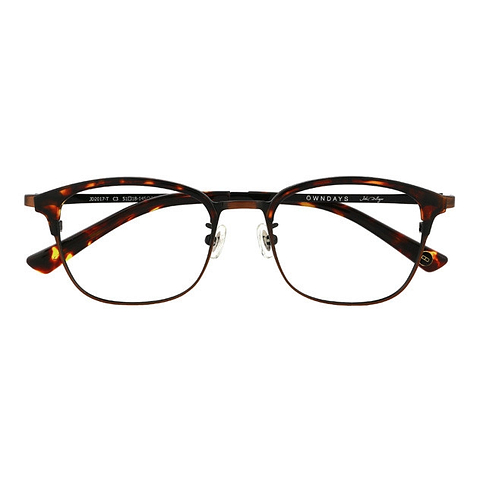 John Dillinger Light Brown Half Rim Wellington right side