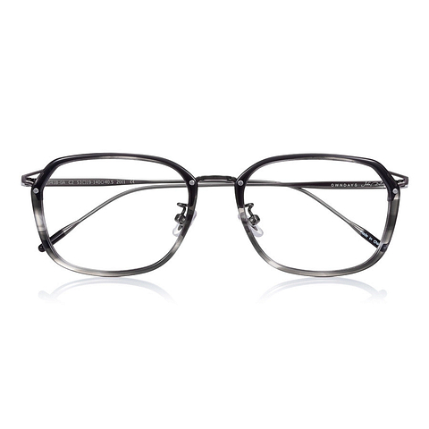 John Dillinger Gray Demi Full Rim Rectangle right side