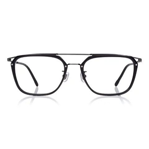 John Dillinger Black Full Rim Rectangle left side