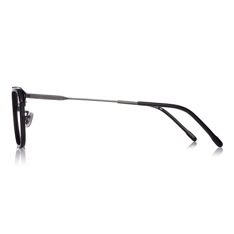 John Dillinger Black Full Rim Rectangle left side