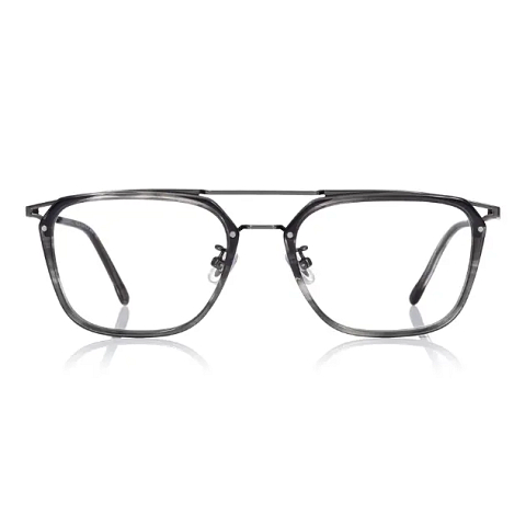 John Dillinger Gray Demi Full Rim Rectangle left side