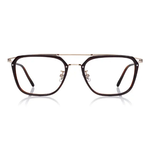 John Dillinger Brown Demi Full Rim Rectangle left side