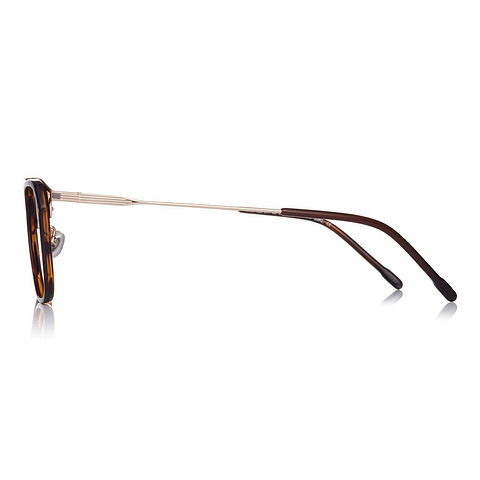 John Dillinger Brown Demi Full Rim Rectangle left side