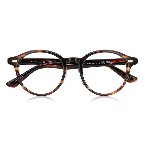John Dillinger Light Brown Full Rim Boston right side