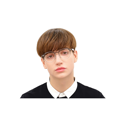 John Dillinger Light Gray Full Rim Boston left side