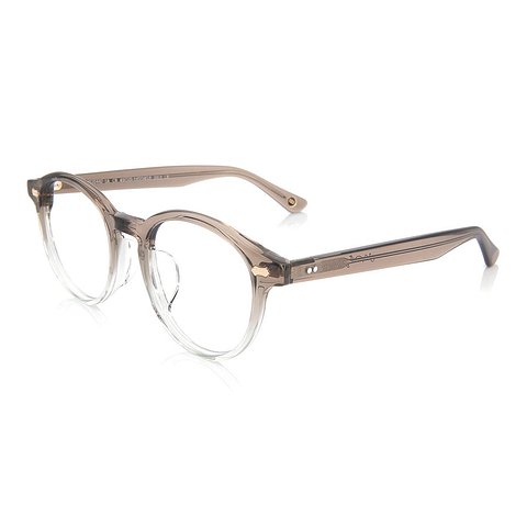 John Dillinger Tan Brown Full Rim Boston right side