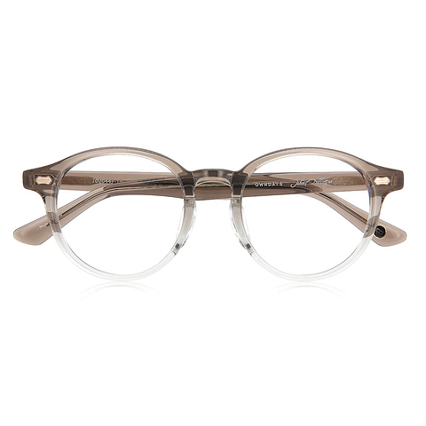 John Dillinger Tan Brown Full Rim Boston right side