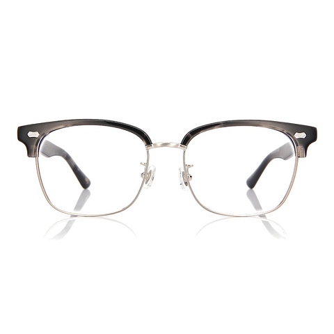 John Dillinger Black Half Rim Wellington left side