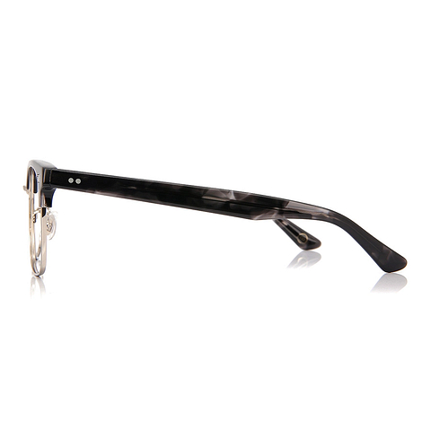 John Dillinger Black Half Rim Wellington left side