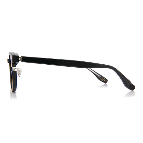 John Dillinger Black Full Rim Wellington left side