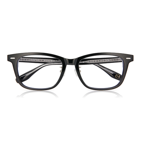 John Dillinger Black Full Rim Wellington right side