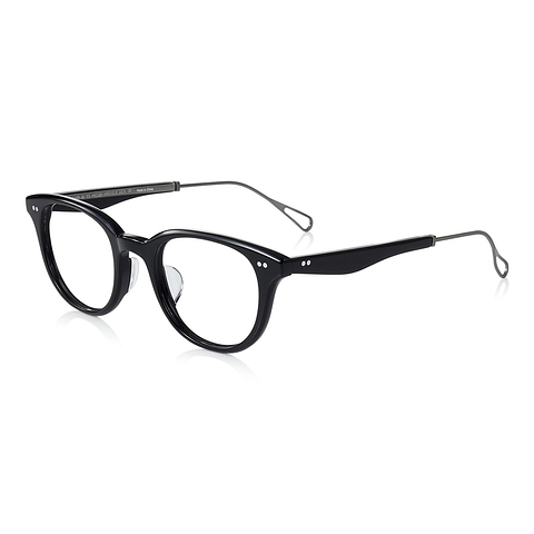 John Dillinger Black Full Rim Wellington right side