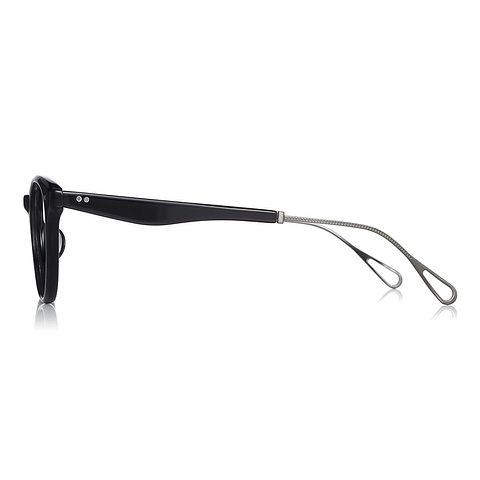 John Dillinger Black Full Rim Wellington left side