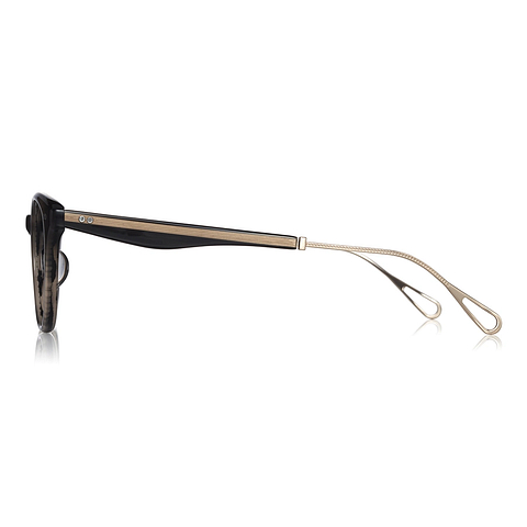 John Dillinger Black Full Rim Wellington left side