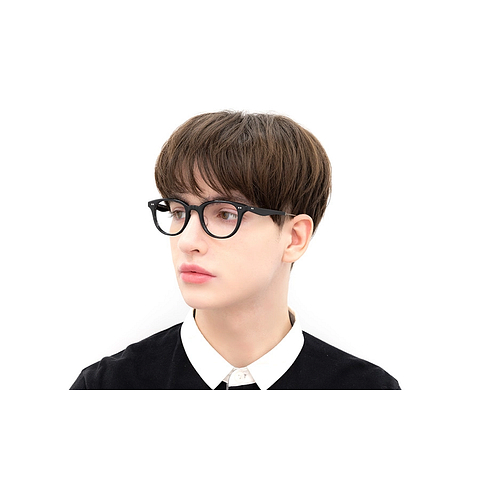 John Dillinger Black Full Rim Wellington right side