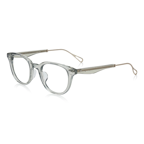 John Dillinger Crystal Transparent Full Rim Wellington right side