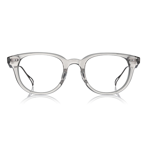 John Dillinger Crystal Transparent Full Rim Wellington left side