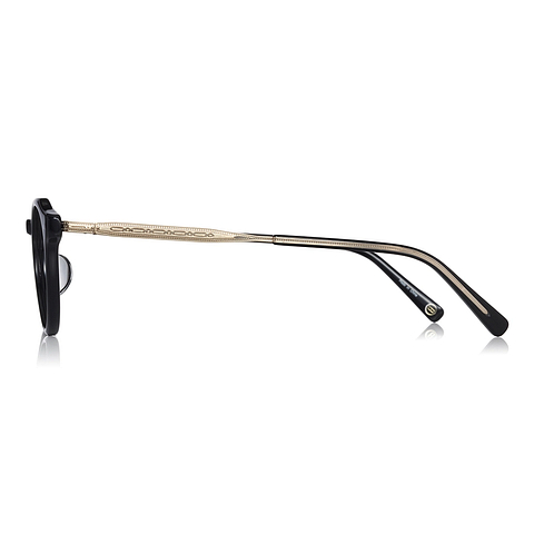 John Dillinger Black Full Rim Boston left side