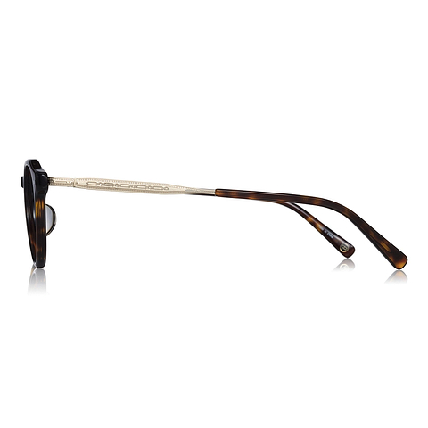 John Dillinger Light Brown Full Rim Boston left side