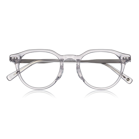 John Dillinger Light Gray Full Rim Boston right side