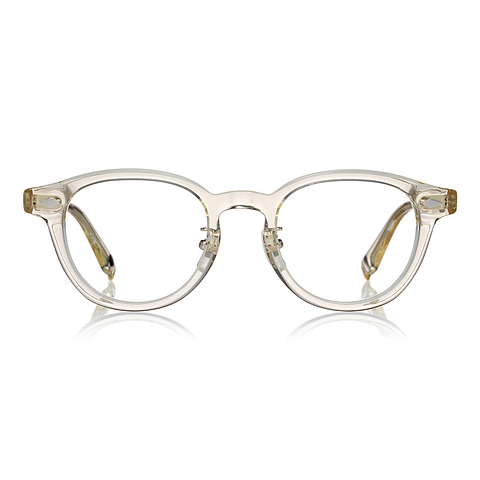 John Dillinger Crystal Transparent Full Rim Wellington left side