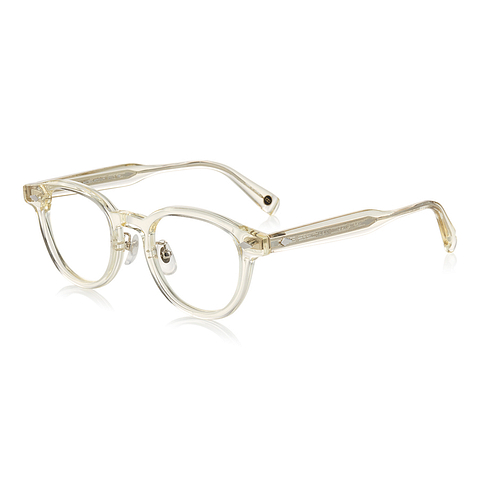 John Dillinger Crystal Transparent Full Rim Wellington right side