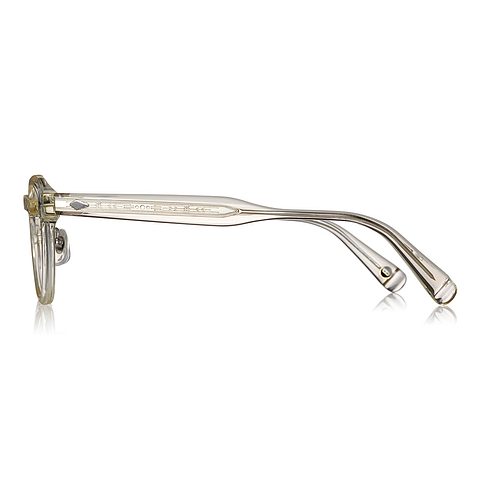 John Dillinger Crystal Transparent Full Rim Wellington left side