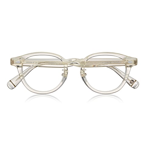 John Dillinger Crystal Transparent Full Rim Wellington right side