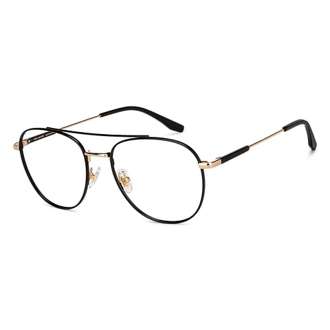 John Jacobs Online Black Full Rim Aviator right side