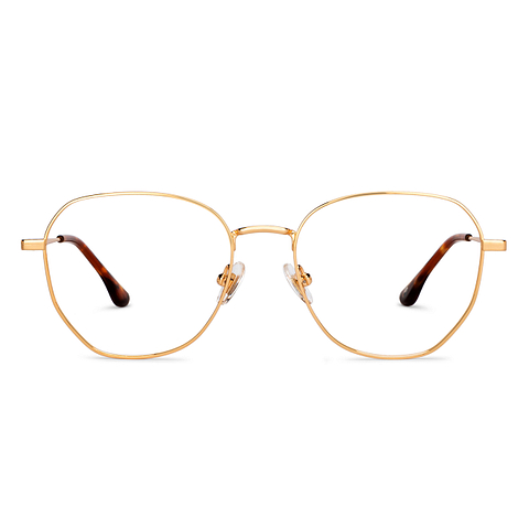 John Jacobs Online Gold Full Rim Hexagonal right side