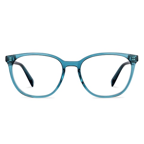 John Jacobs Online Blue Full Rim Square left side