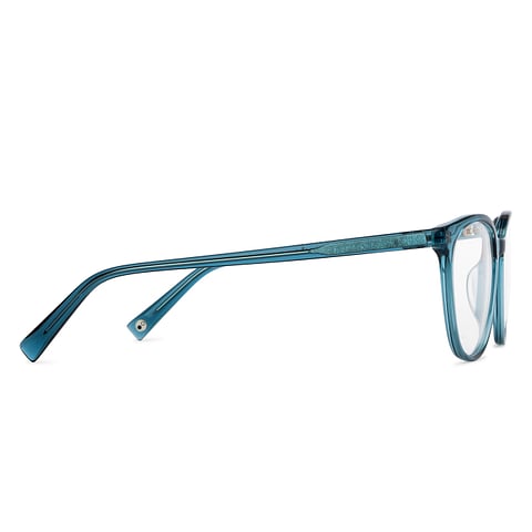 John Jacobs Online Sky Blue Full Rim Square left side
