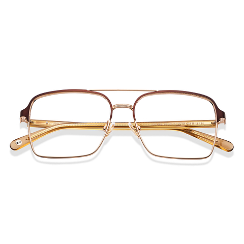 John Jacobs Online Gold Full Rim Square left side
