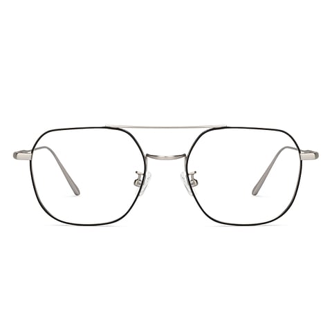 John Jacobs Online Dark Gunmetal Full Rim Square right side