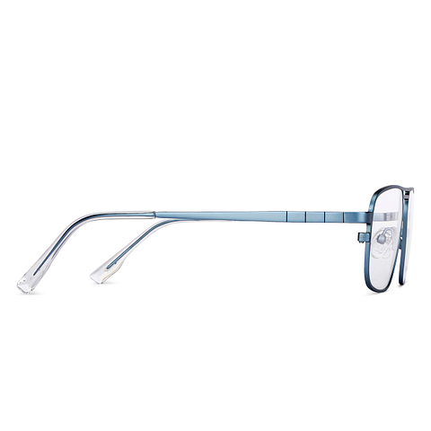 John Jacobs Online Sky Blue Full Rim Square left side