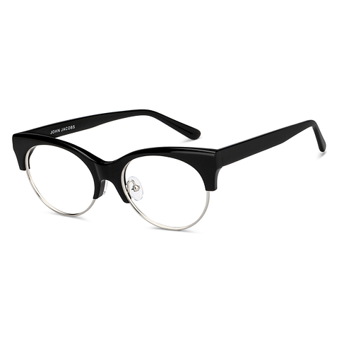 John Jacobs Online Silver Full Rim Cat Eye right side