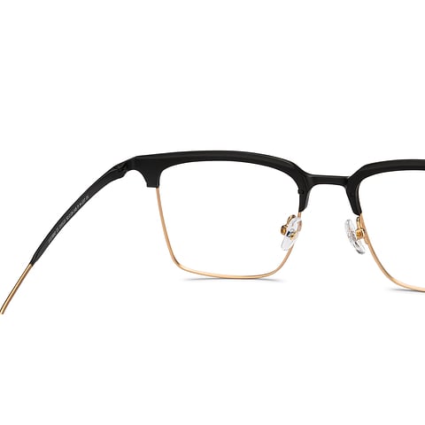 John Jacobs Online Black Full Rim Square right side