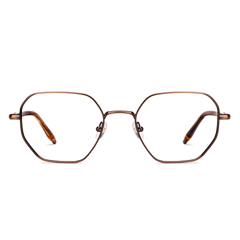 John Jacobs Brown Full Rim Hexagonal right side John Jacobs Brown Full Rim Hexagonal right side
