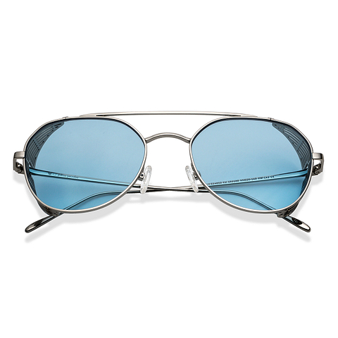 John Jacobs Online Silver Full Rim Round left side