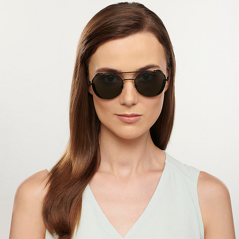 John Jacobs Online Black Full Rim Round right side