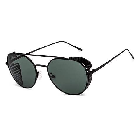 John Jacobs Online Black Full Rim Round right side