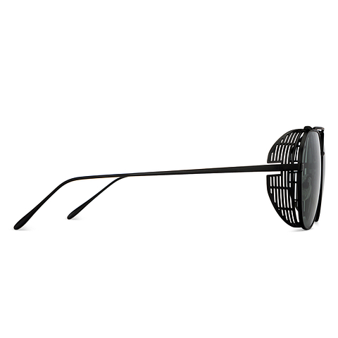 John Jacobs Online Black Full Rim Round left side