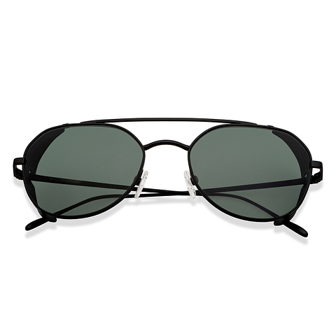 John Jacobs Online Black Full Rim Round left side
